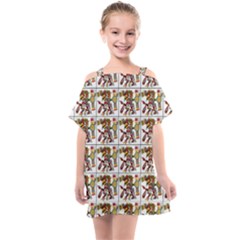 Aztec 1 Kids  One Piece Chiffon Dress