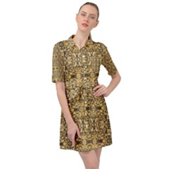 Aztec 4 Belted Shirt Dress