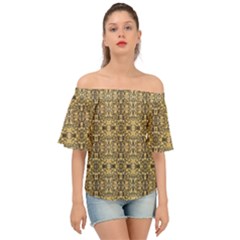 Aztec 4 Off Shoulder Short Sleeve Top