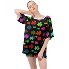 Fish 2 Oversized Chiffon Top