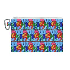 Fish 3 Canvas Cosmetic Bag (large) by ArtworkByPatrick