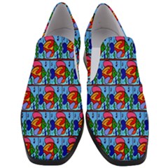 Fish 3 Women Slip On Heel Loafers by ArtworkByPatrick