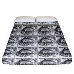 Fish 4 Fitted Sheet (queen Size) by ArtworkByPatrick