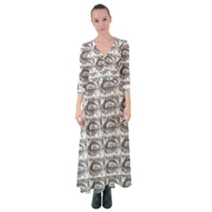 Fish 4 Button Up Maxi Dress