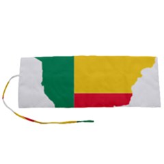 Benin Africa Borders Country Flag Roll Up Canvas Pencil Holder (s)