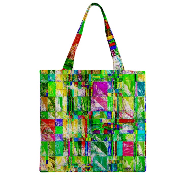 A 4 Zipper Grocery Tote Bag