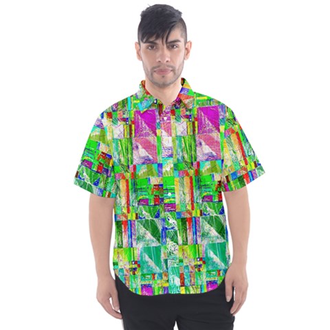 A 4 Men s Short Sleeve Shirt by ArtworkByPatrick