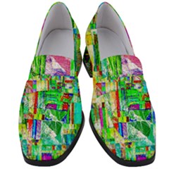 A 4 Women s Chunky Heel Loafers by ArtworkByPatrick