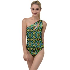 A 5 To One Side Swimsuit