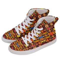 A 6 Women s Hi-top Skate Sneakers by ArtworkByPatrick