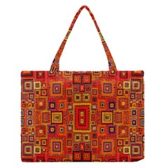 A 7 Zipper Medium Tote Bag by ArtworkByPatrick