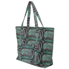 A 9 Zip Up Canvas Bag by ArtworkByPatrick