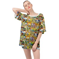 B 2 Oversized Chiffon Top