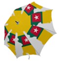 Togo Flag Map Geography Outline Hook Handle Umbrellas (Small) View2