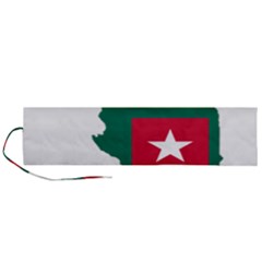 Togo Flag Map Geography Outline Roll Up Canvas Pencil Holder (l)