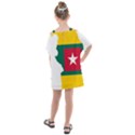 Togo Flag Map Geography Outline Kids  One Piece Chiffon Dress View2