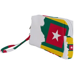 Togo Flag Map Geography Outline Wristlet Pouch Bag (small) by Sapixe