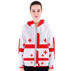 Borders Country Flag Geography Map Women s Zipper Hoodie by Sapixe