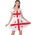 Borders Country Flag Geography Map Cap Sleeve Dress View1