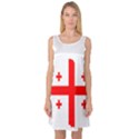 Borders Country Flag Geography Map Sleeveless Satin Nightdress View1