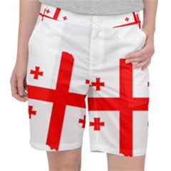 Borders Country Flag Geography Map Pocket Shorts by Sapixe