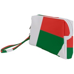 Madagascar Flag Map Geography Wristlet Pouch Bag (small)