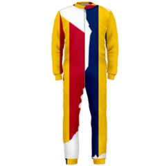 Chad Flag Map Geography Outline Onepiece Jumpsuit (men)  by Sapixe