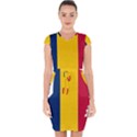 Chad Flag Map Geography Outline Capsleeve Drawstring Dress  View1