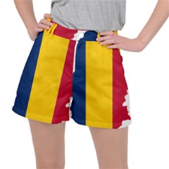 Chad Flag Map Geography Outline Ripstop Shorts by Sapixe