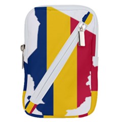 Chad Flag Map Geography Outline Belt Pouch Bag (large)