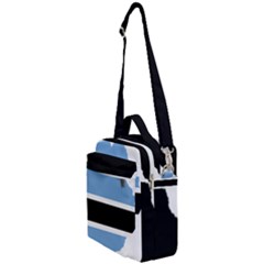 Botswana Flag Map Geography Crossbody Day Bag by Sapixe