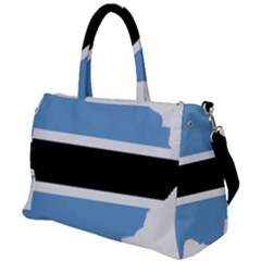 Botswana Flag Map Geography Duffel Travel Bag by Sapixe