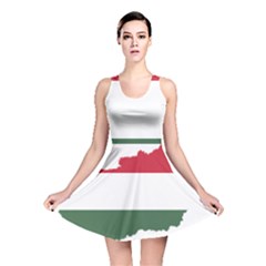 Hungary Country Europe Flag Reversible Skater Dress by Sapixe