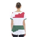 Hungary Country Europe Flag Skirt Hem Sports Top View2