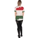 Hungary Country Europe Flag Women s V-Neck Scrub Top View4