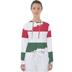 Hungary Country Europe Flag Women s Slouchy Sweat by Sapixe