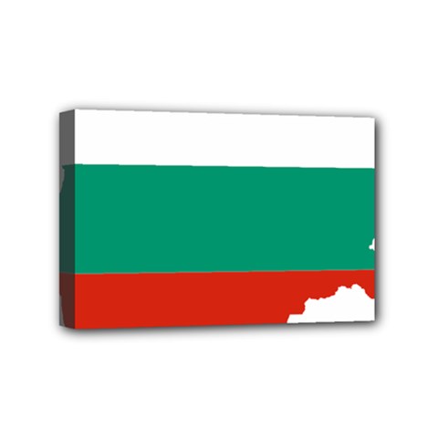 Bulgaria Country Europe Flag Mini Canvas 6  X 4  (stretched) by Sapixe