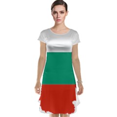 Bulgaria Country Europe Flag Cap Sleeve Nightdress by Sapixe