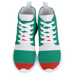 Bulgaria Country Europe Flag Women s Lightweight High Top Sneakers by Sapixe