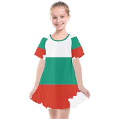 Bulgaria Country Europe Flag Kids  Smock Dress by Sapixe