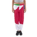 Central African Republic Flag Map Women s Jogger Sweatpants View1