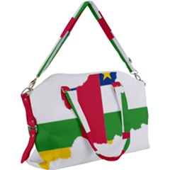 Central African Republic Flag Map Canvas Crossbody Bag