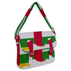 Central African Republic Flag Map Buckle Messenger Bag by Sapixe