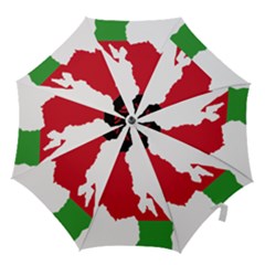 Malawi Flag Map Geography Outline Hook Handle Umbrellas (small) by Sapixe