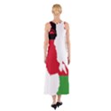 Malawi Flag Map Geography Outline Sleeveless Maxi Dress View2