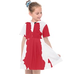 Malawi Flag Map Geography Outline Kids  Sailor Dress by Sapixe