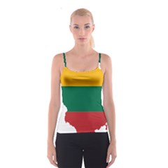 Lithuania Country Europe Flag Spaghetti Strap Top