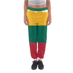 Lithuania Country Europe Flag Women s Jogger Sweatpants by Sapixe