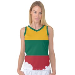 Lithuania Country Europe Flag Women s Basketball Tank Top by Sapixe