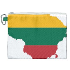 Lithuania Country Europe Flag Canvas Cosmetic Bag (xxl) by Sapixe